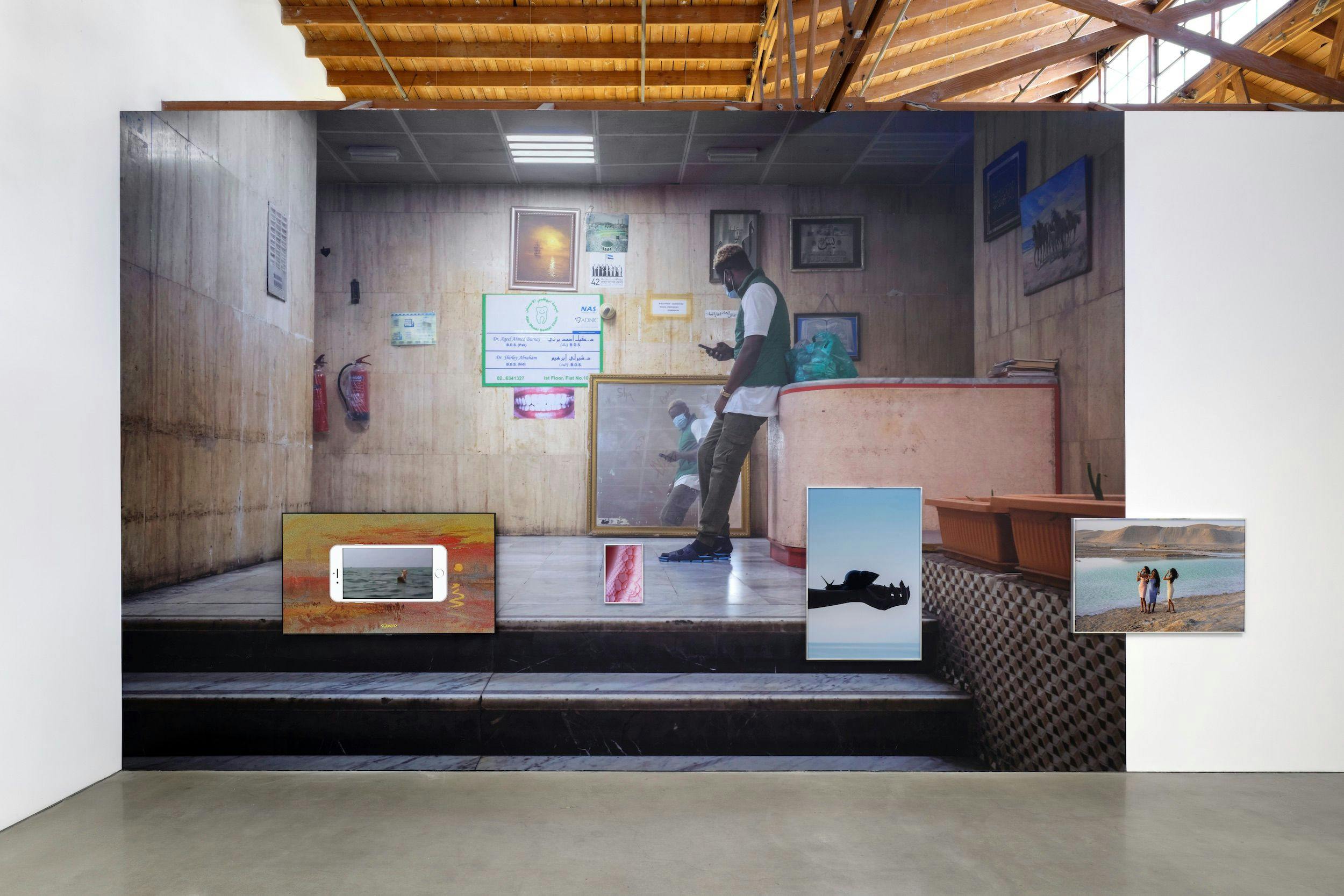 Installation view of “Surge” at Francois Ghebaly, Los Angeles, California, 2022