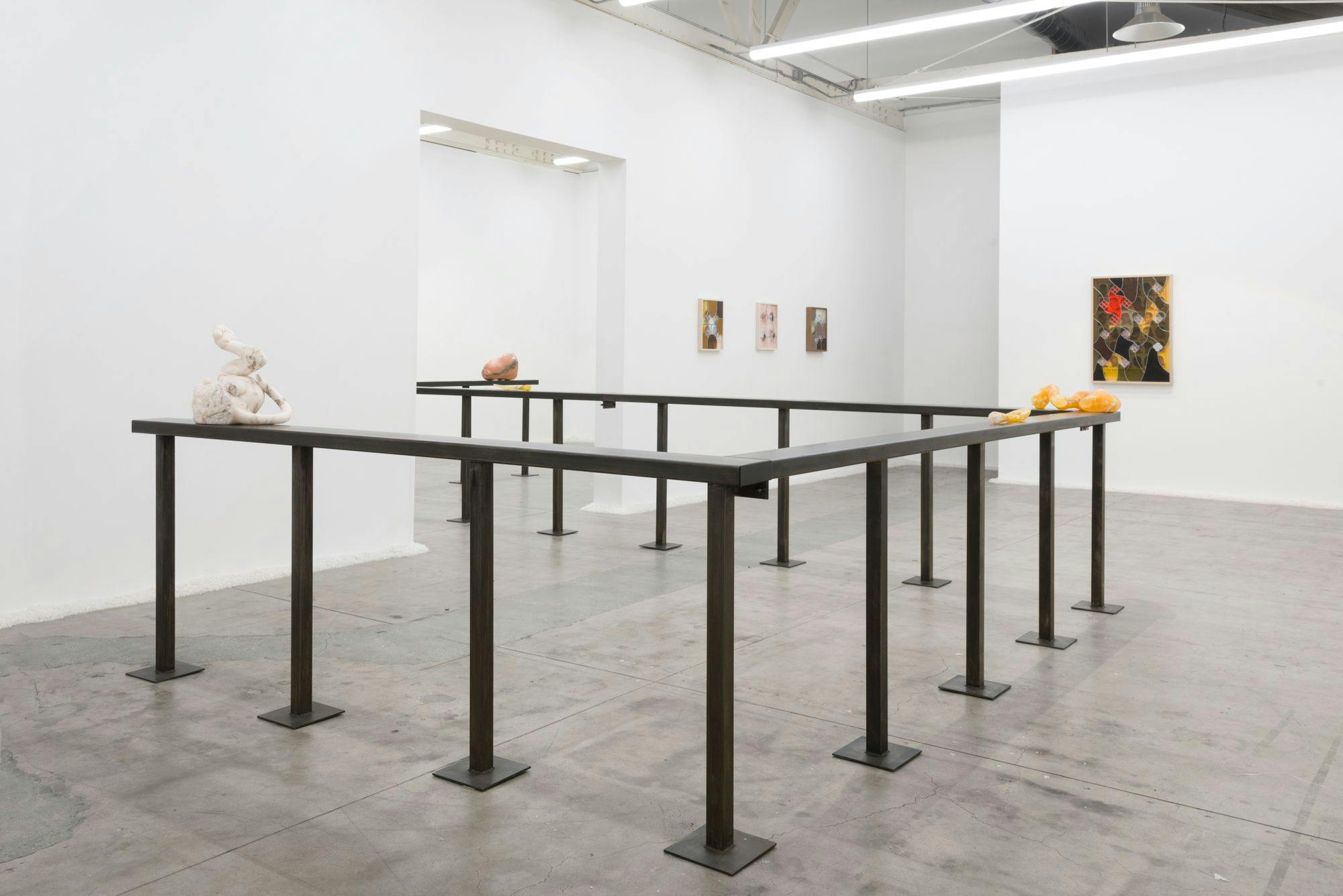 Installation view of